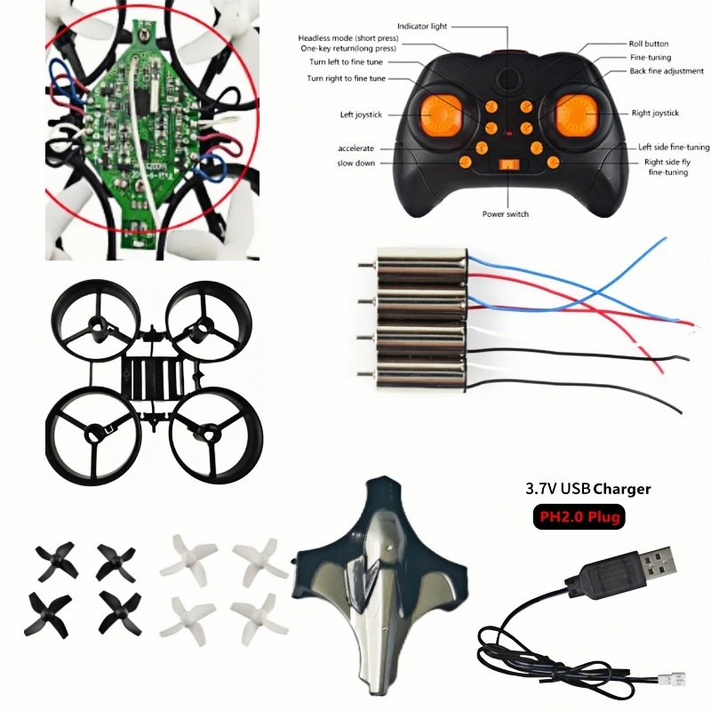 Kit complet de drone DIY 2.4G  - Drone Battery Charger avis et prix